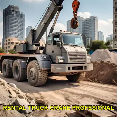rental truck crane profesional
